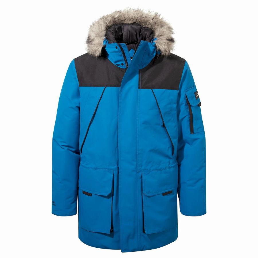 Men's Craghoppers Bishorn II Insulated Jackets Blue Black | NKF6437OI