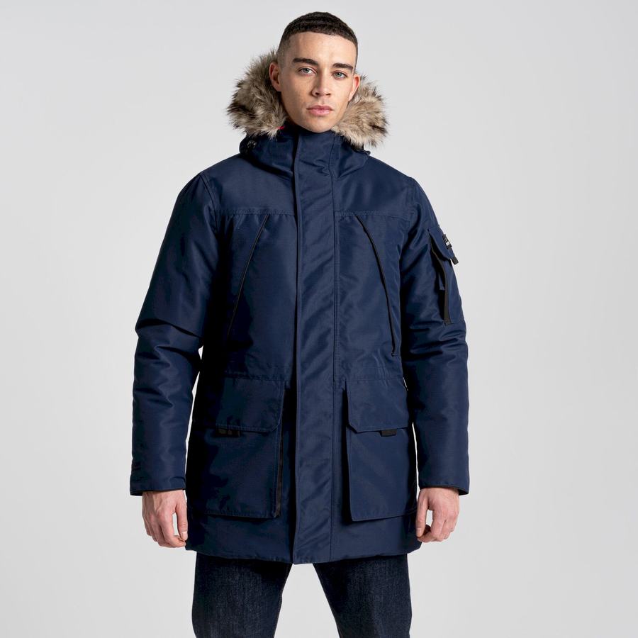 Men's Craghoppers Bishorn II Insulated Jackets Blue Navy | OAT7455KN