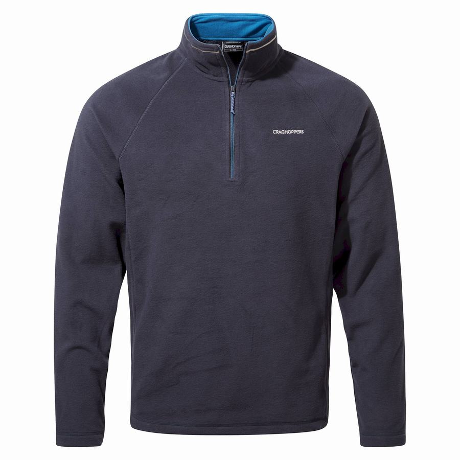 Men's Craghoppers Corey Half Zip Sweaters Navy | REB7261GC