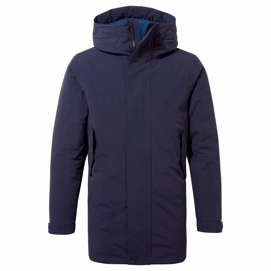 Men's Craghoppers Dunrobin Insulated Jackets Blue Navy | RTL6671PA