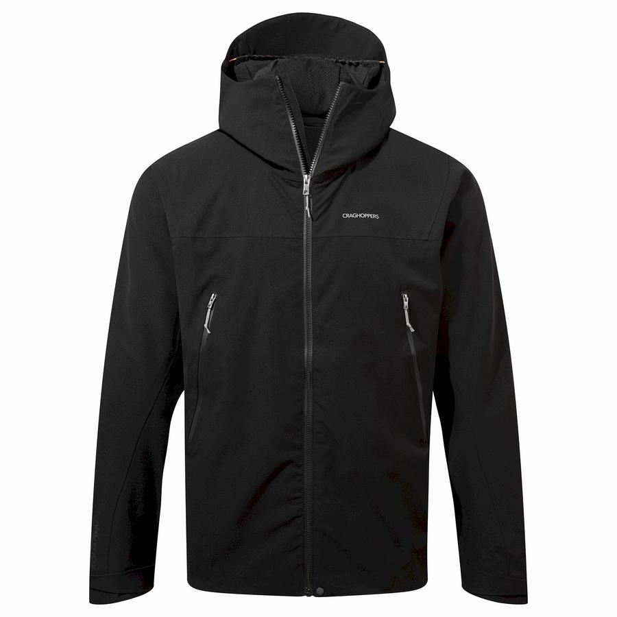 Men's Craghoppers Dynamic Pro Jackets Black | TKU3510WV