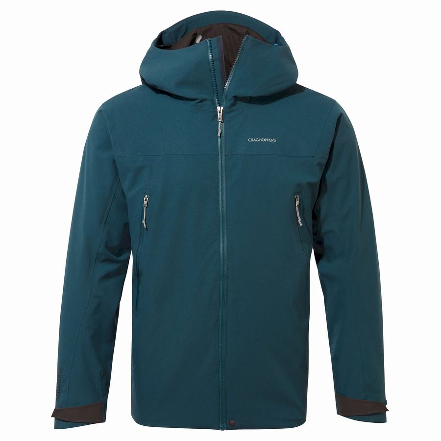 Men's Craghoppers Dynamic Pro Jackets Dark Blue | JQS1871QM