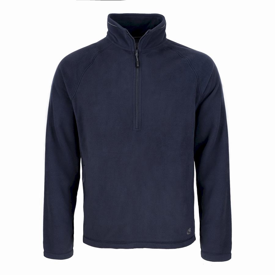 Men's Craghoppers Expert Corey 200 Half Zip Sweaters Navy | GMC3083GL