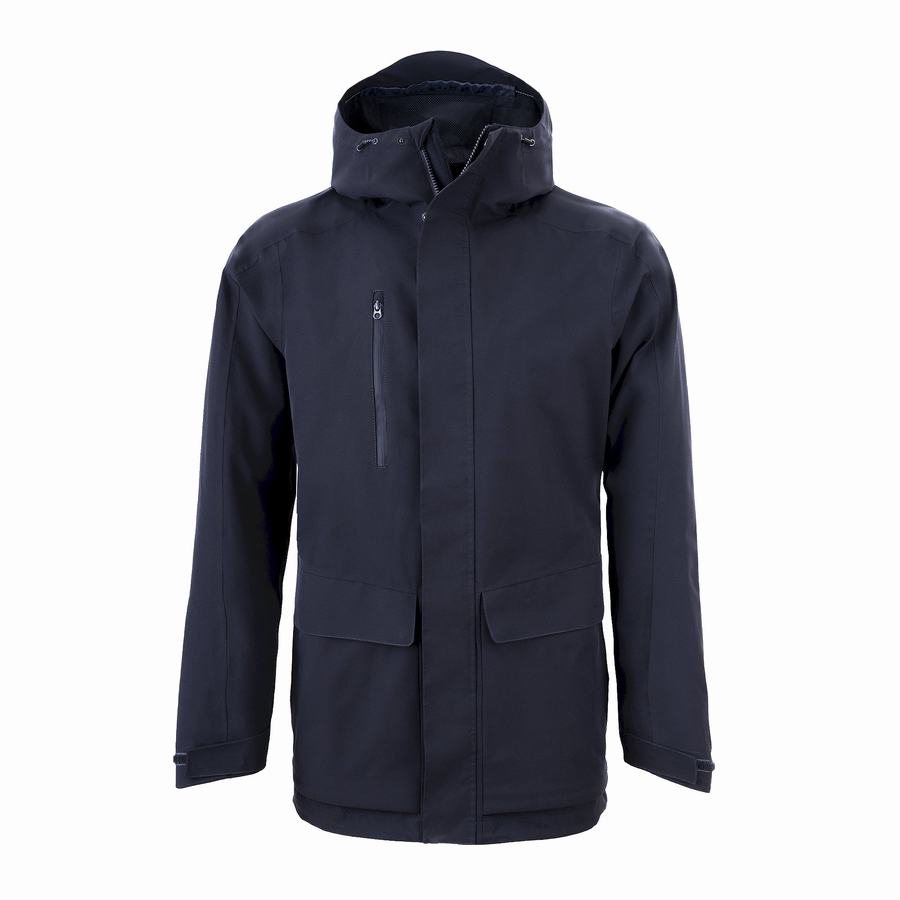 Men's Craghoppers Expert Kiwi Pro Stretch Long Jackets Navy | RHD351OR