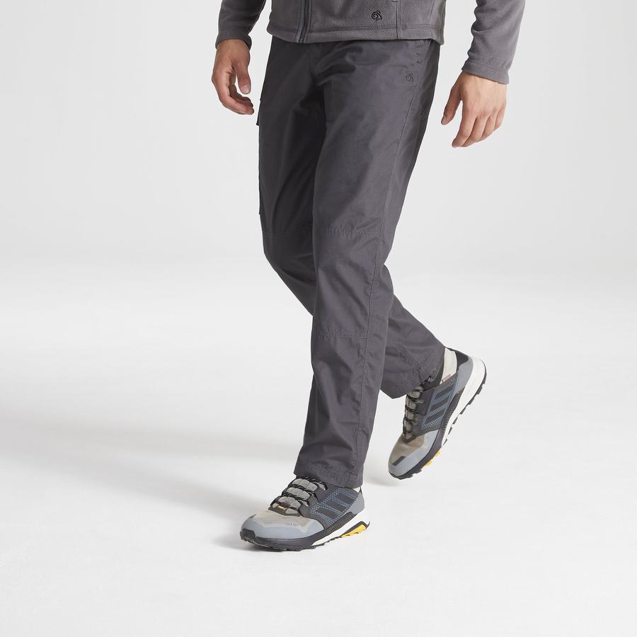 Men's Craghoppers Expert Kiwi Tailored Trousers Dark Grey | JUY7378BY