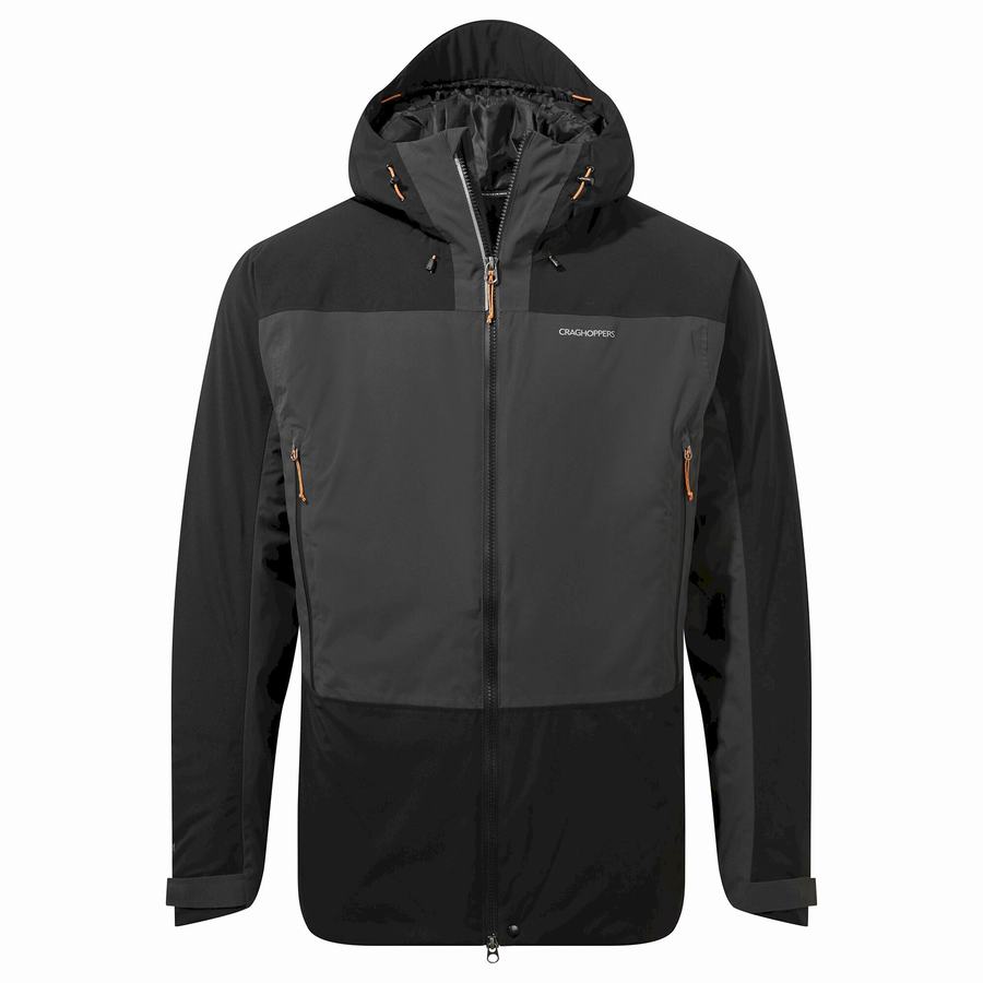 Men's Craghoppers Gryffin Thermic Jackets Black | ZZE62DP