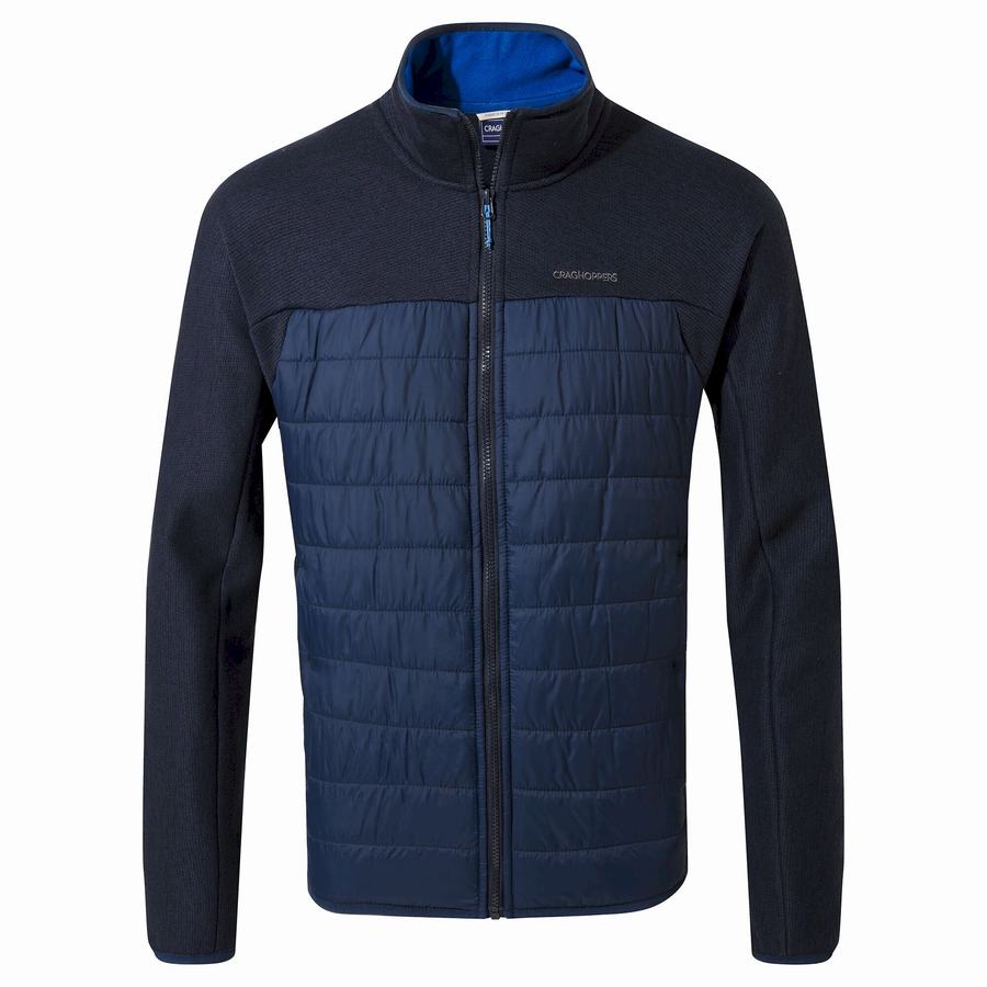 Men's Craghoppers Kennett Hybrid Jackets Blue Navy | KLE1860TC