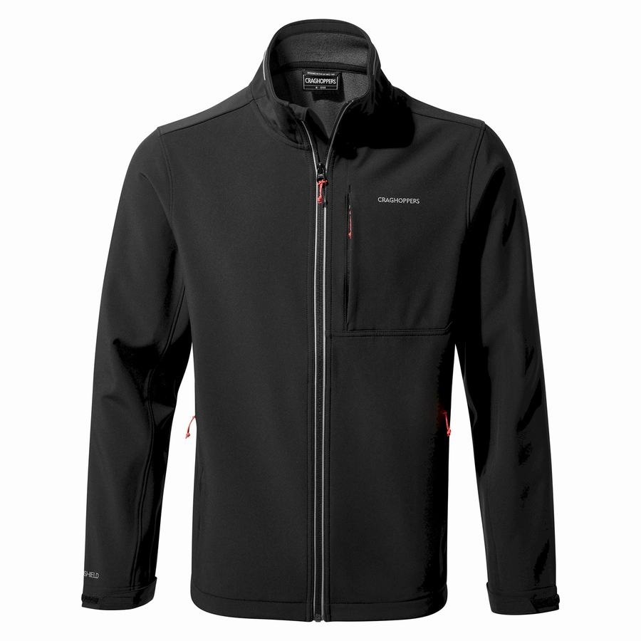 Men's Craghoppers Lightweight Altis Jackets Black | FAW4736DS