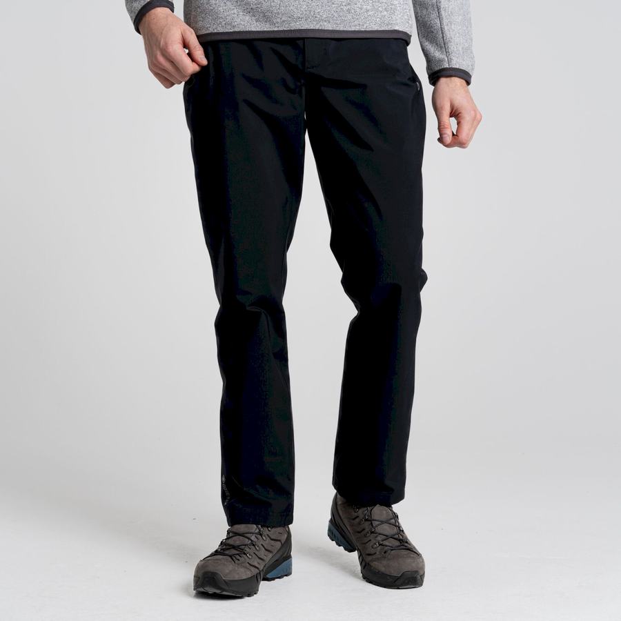 Men's Craghoppers Nogales Gore-Tex Trousers Black | TYO9660JF