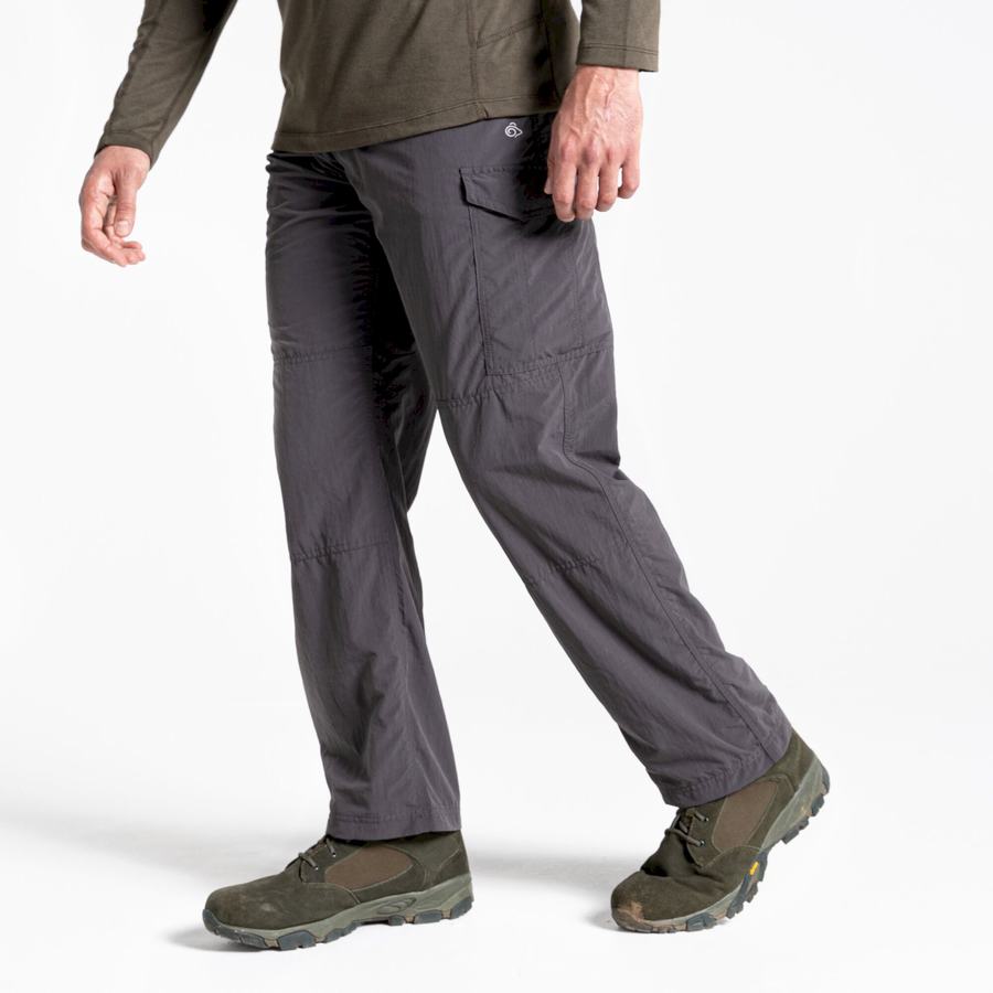 Men's Craghoppers NosiLife Cargo II Trousers Black | JFC7180CP