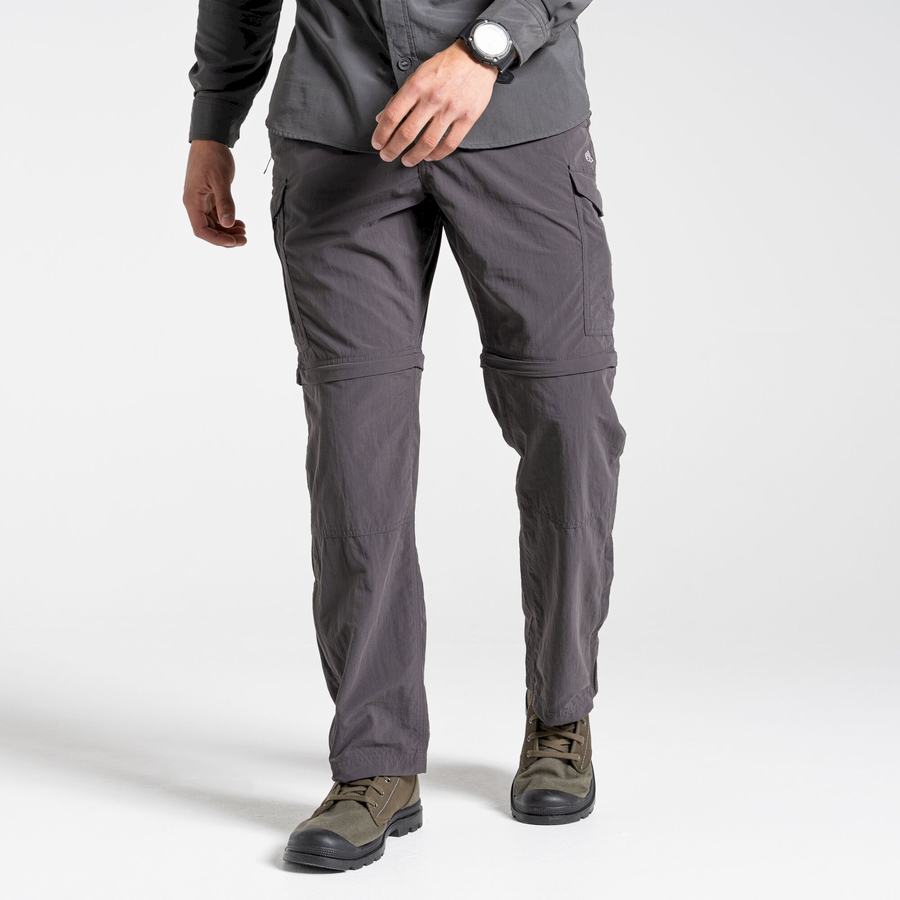 Men's Craghoppers NosiLife II Trousers Black | ZLW3363MJ