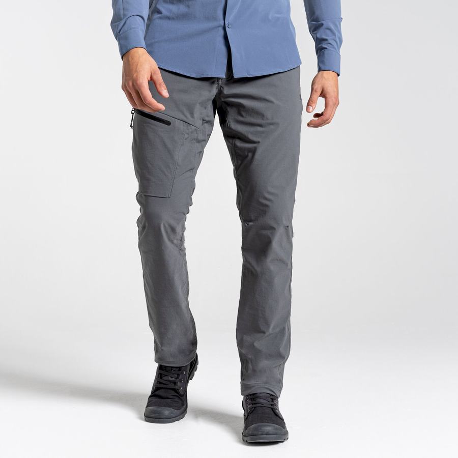 Men's Craghoppers NosiLife Pro Active Trousers Dark Grey | LJR8950LN