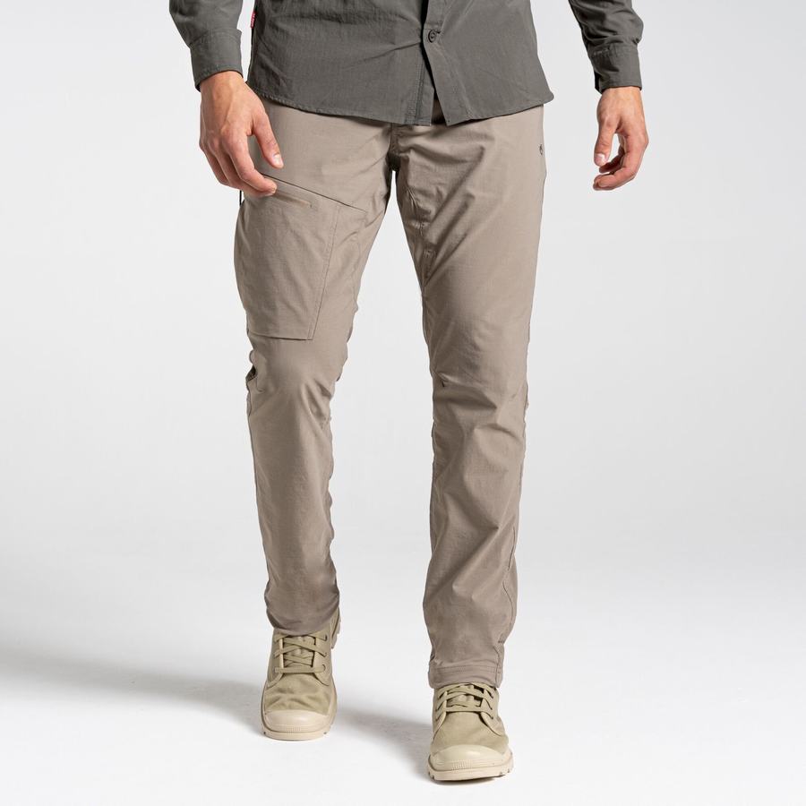 Men's Craghoppers NosiLife Pro Active Trousers Khaki | QEF6327BV