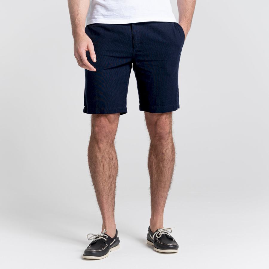 Men's Craghoppers Nosibotanical Buck Shorts Blue Navy | VXQ4572IX