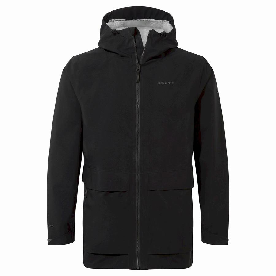 Men's Craghoppers Toledo GORE-TEX Jackets Black | NIW786VP