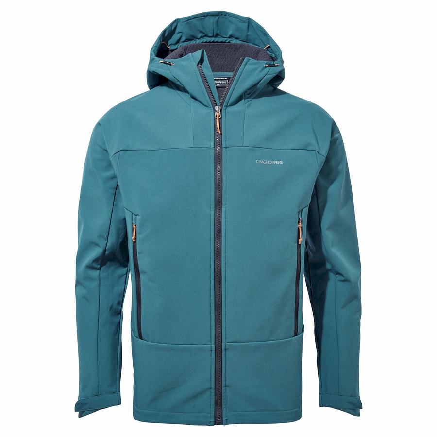 Men's Craghoppers Tripp Hooded Jackets Green | LTY1444DC