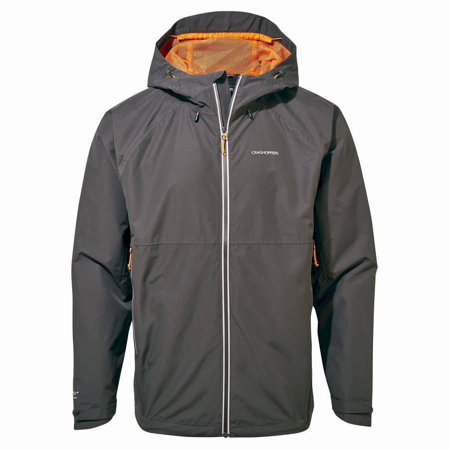 Men's Craghoppers Waterproof Atlas Jackets Black | YGP2197OU