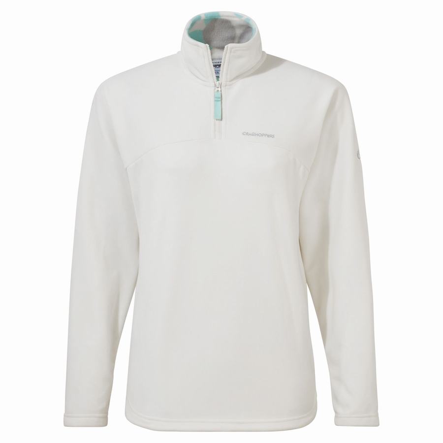 Women's Craghoppers Cabrillo Half Zip Sweaters Light Blue | YKO6318HX