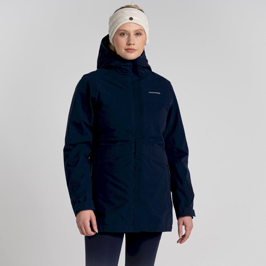 Women's Craghoppers Caldbeck Pro 3 in 1 Jackets Blue Navy | XLK6833FP