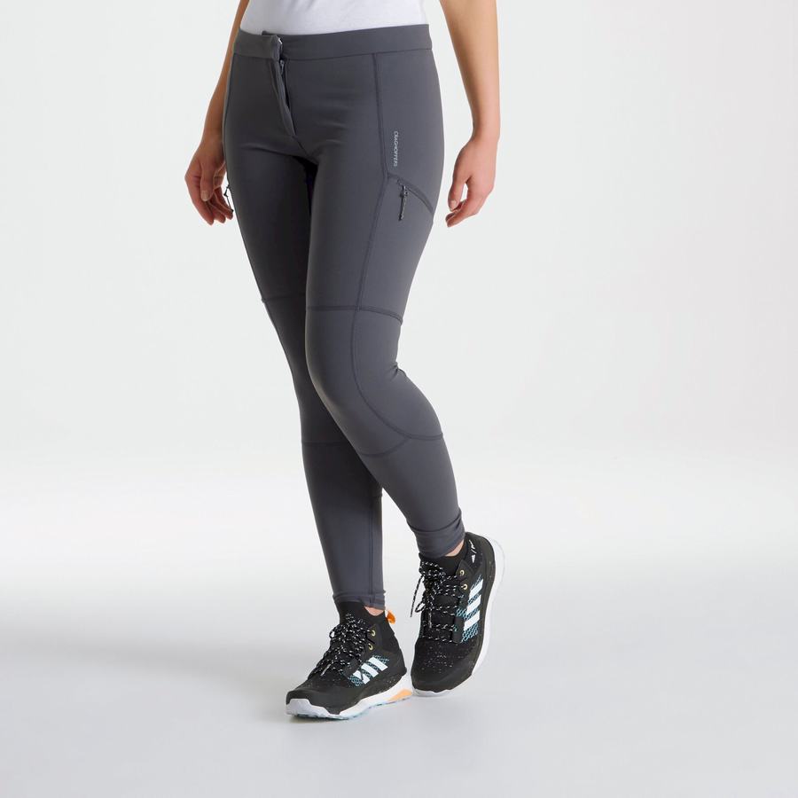 Women's Craghoppers Dynamic Trousers Deep Grey | MNC325UM