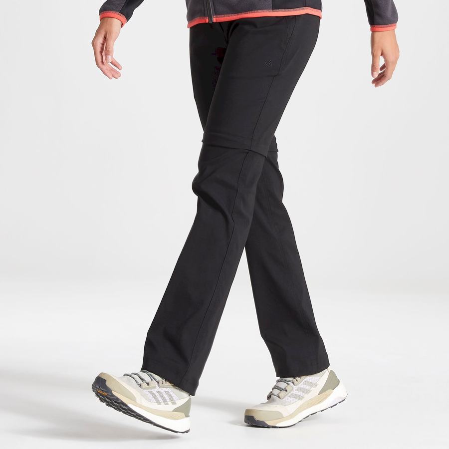 Women's Craghoppers Kiwi Pro II Trousers Black | FEC8177LK