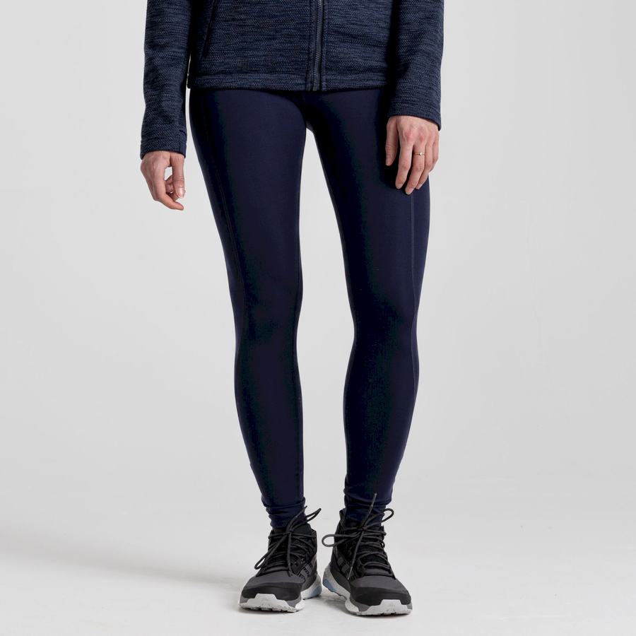 Women's Craghoppers Kiwi Pro Leggings Blue Navy | PMD6871EV