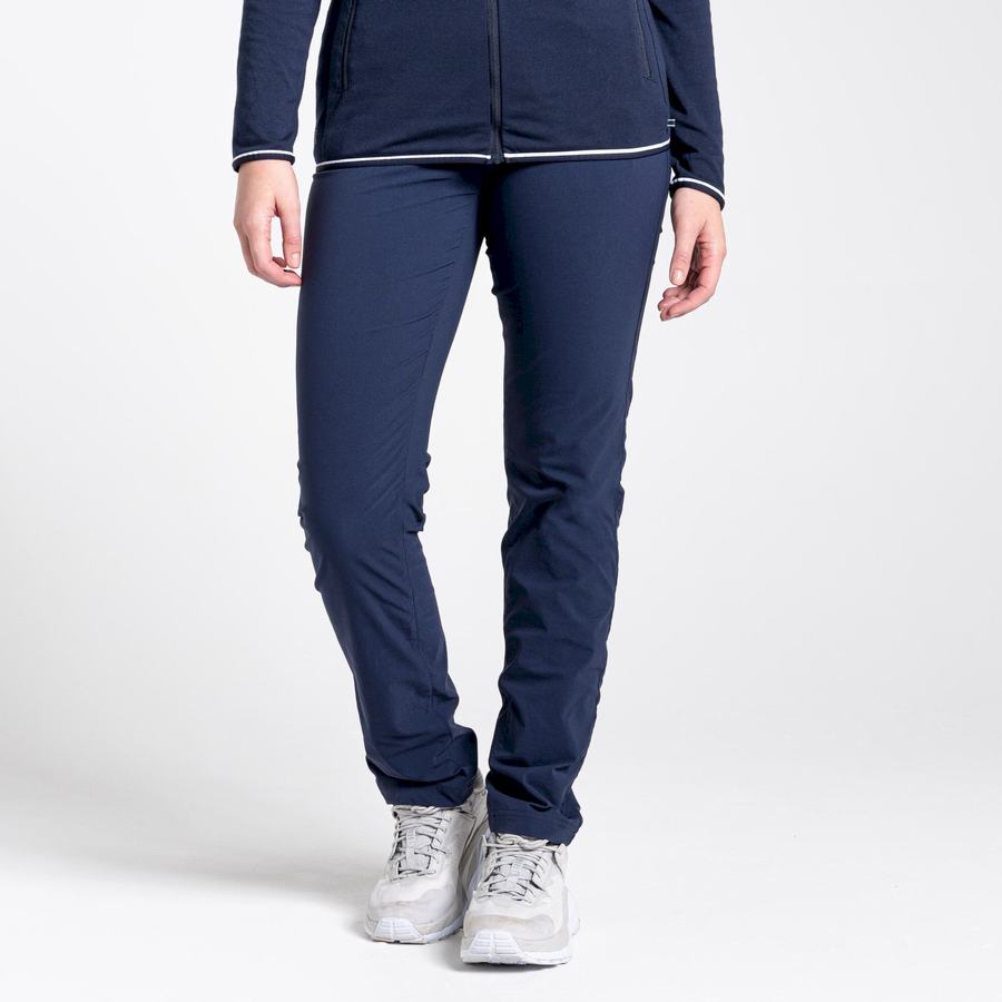 Women's Craghoppers NosiLife Pro Active Trousers Blue Navy | FVC7987II