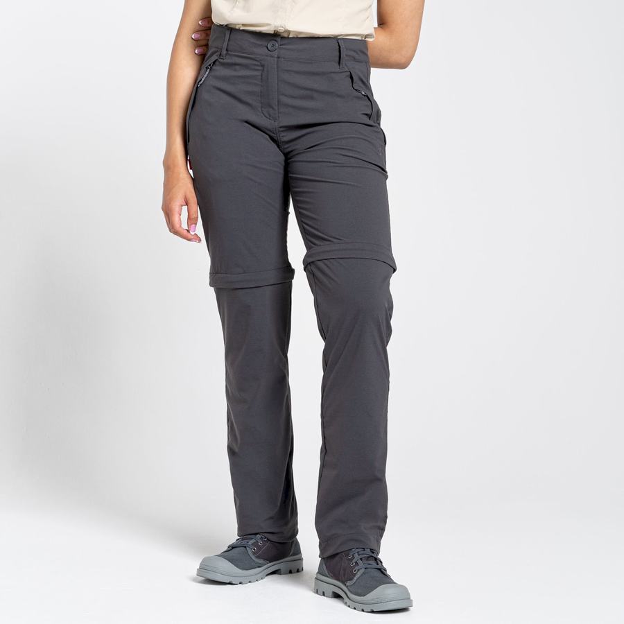 Women's Craghoppers NosiLife Pro II Trousers Grey | IDT7817UJ