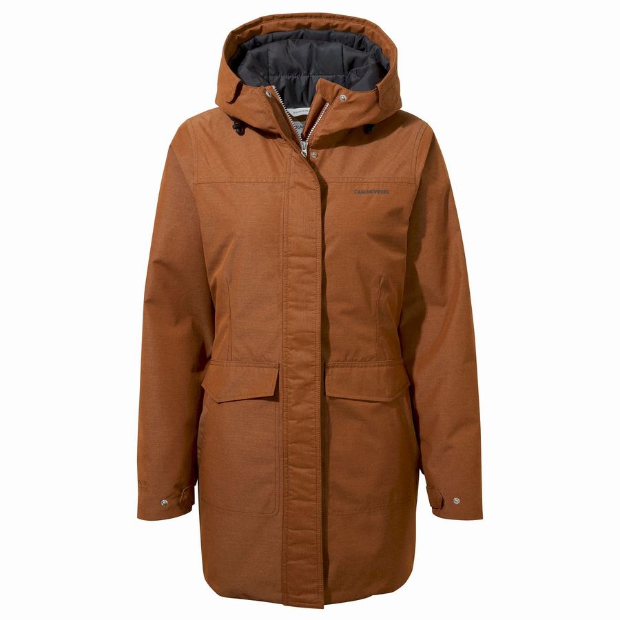 Women's Craghoppers Shayla Insulated Jackets Brown | XPH5924JM