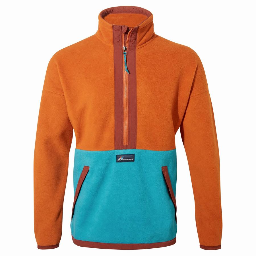 Women's Craghoppers Spindle Half Zip Sweaters Blue | AAL3255EK