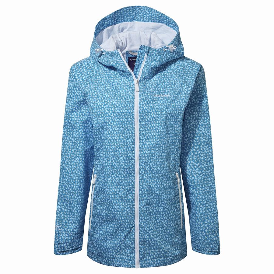 Women's Craghoppers Waterproof Laurel Jackets Navy Blue | XTB864ET