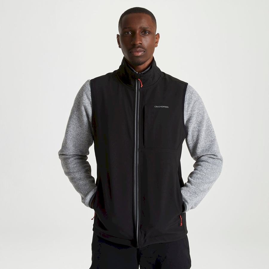 Men's Craghoppers Altis Vest Gilets Black | OJP4915WT