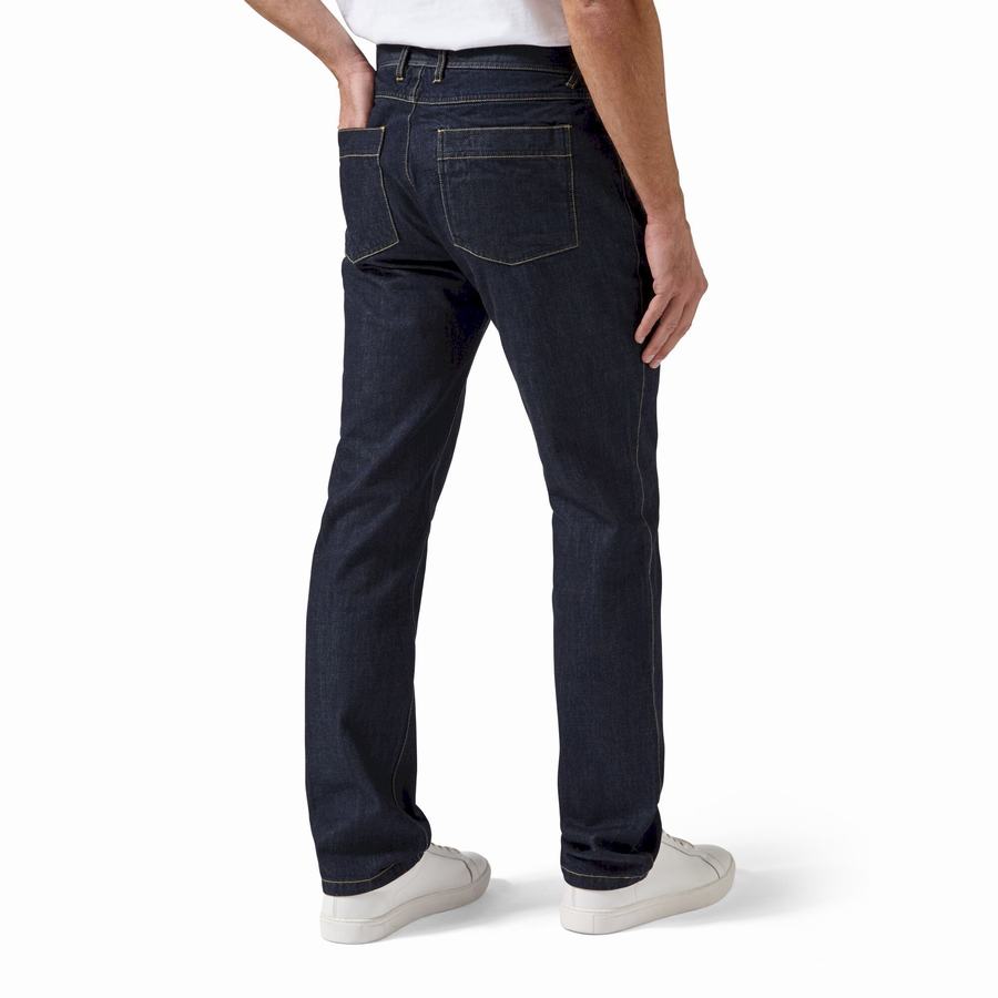 Men's Craghoppers Bardsey Jean Trousers Indigo Blue | DTJ9069KS