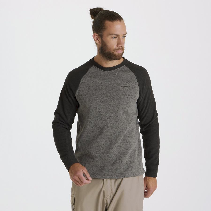 Men's Craghoppers Barker Jumper Sweatshirts Grey | YHK9516LY