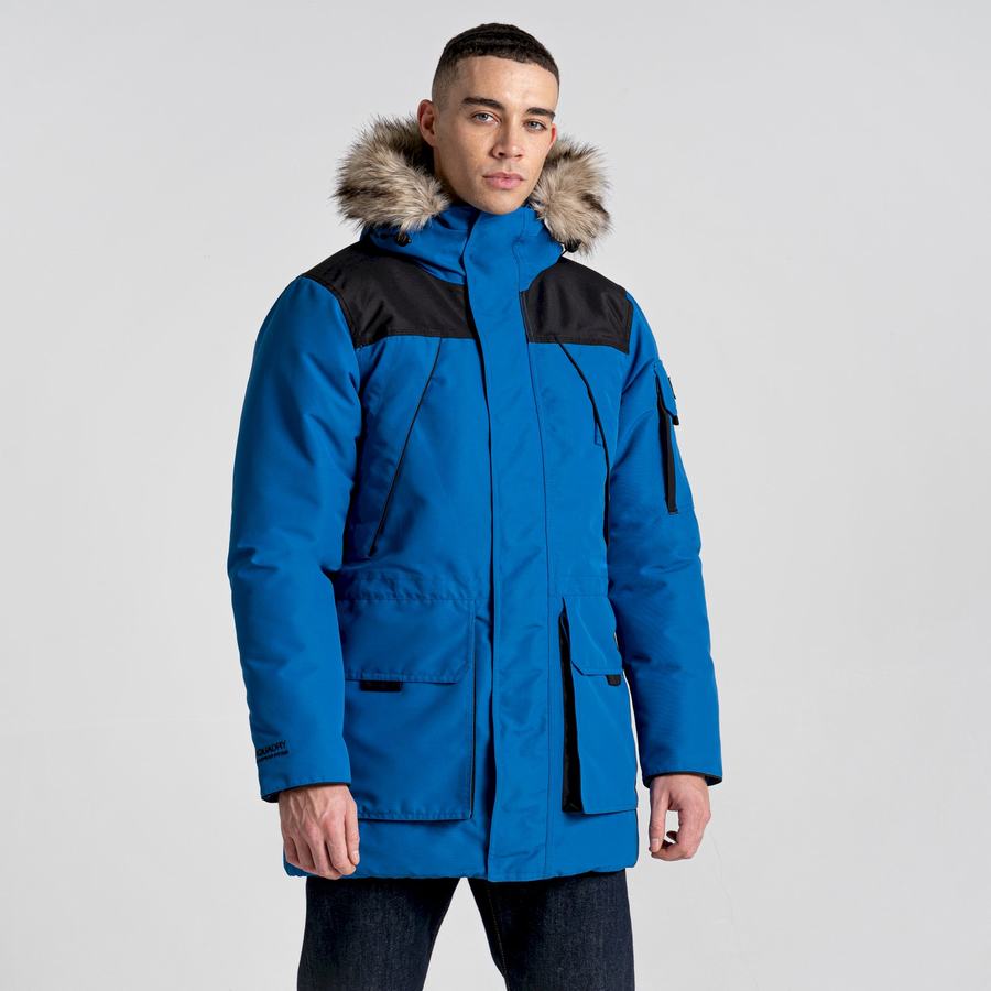 Men's Craghoppers Bishorn II Insulated Jackets Blue Black | NKF6437OI