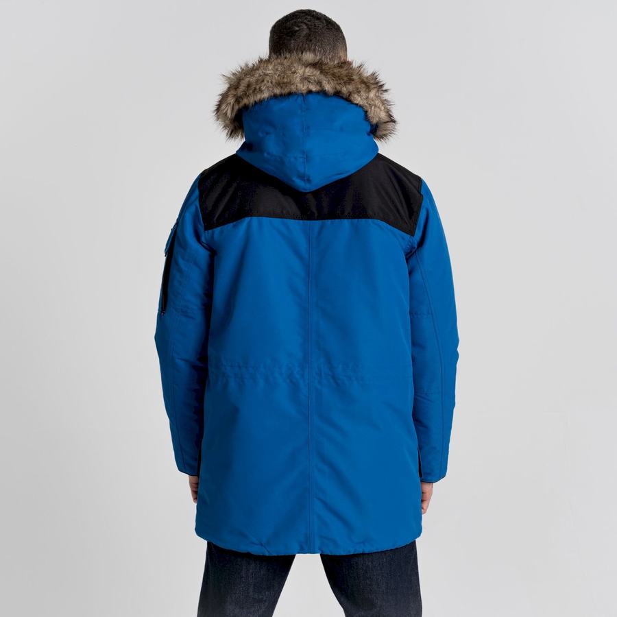 Men's Craghoppers Bishorn II Insulated Jackets Blue Black | NKF6437OI