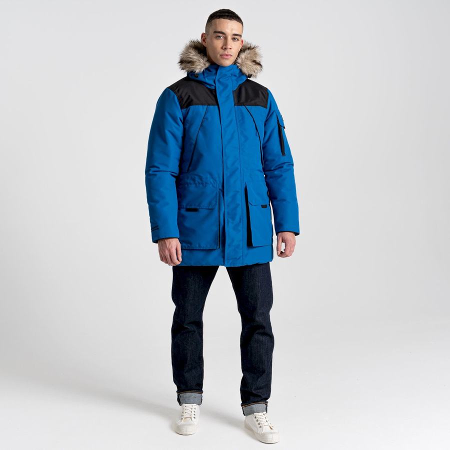 Men's Craghoppers Bishorn II Insulated Jackets Blue Black | NKF6437OI