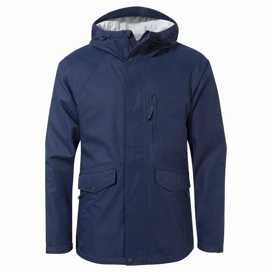 Men\'s Craghoppers Cove Jackets Blue Navy | HIW4558DD