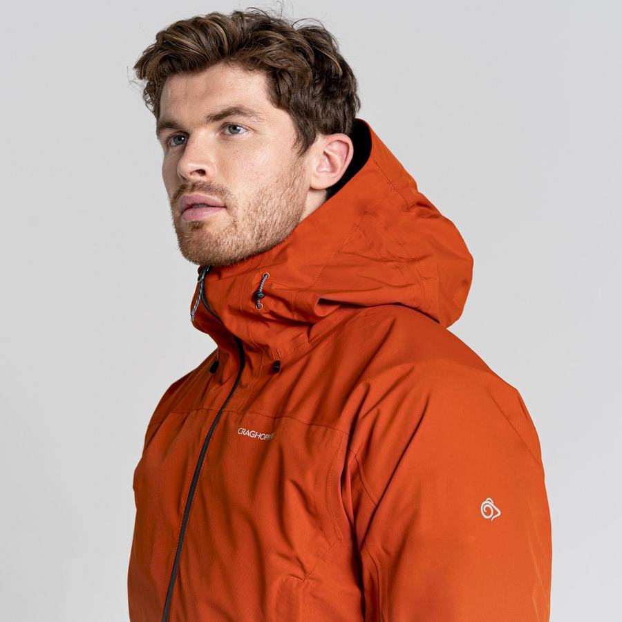 Men's Craghoppers Creevey Jackets Orange | HCI205ZF