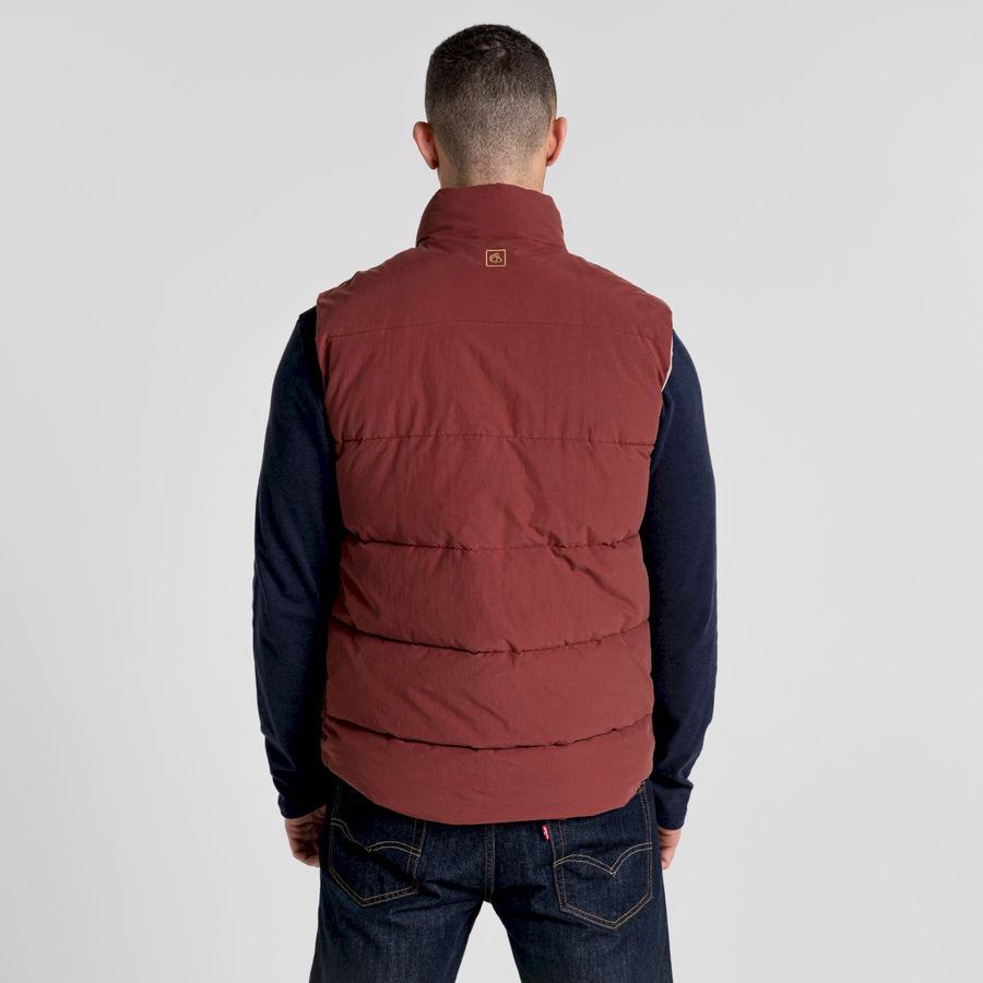 Men's Craghoppers Dunbeath Vest Gilets Red | BGT4911DW