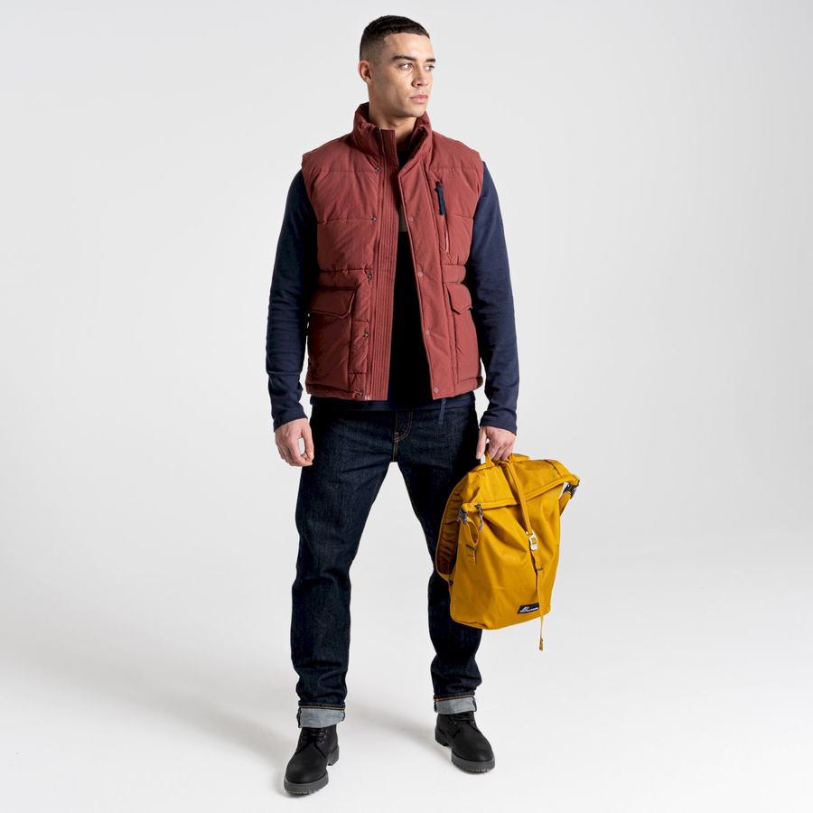 Men's Craghoppers Dunbeath Vest Gilets Red | BGT4911DW