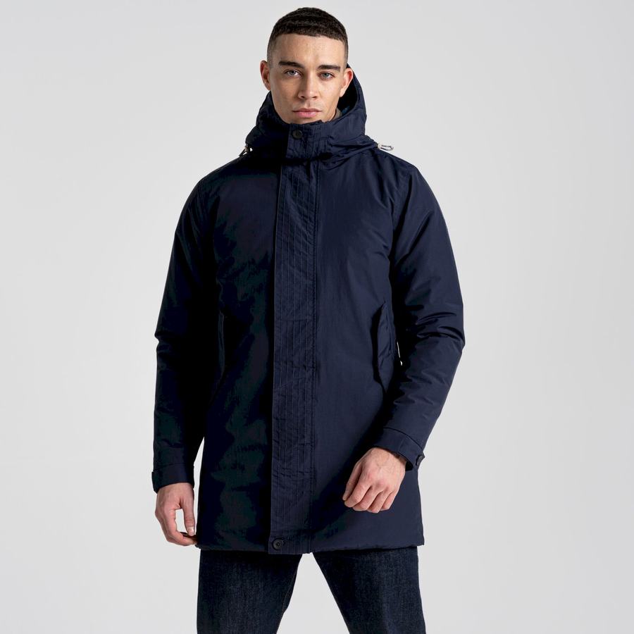 Men's Craghoppers Dunrobin Insulated Jackets Blue Navy | RTL6671PA