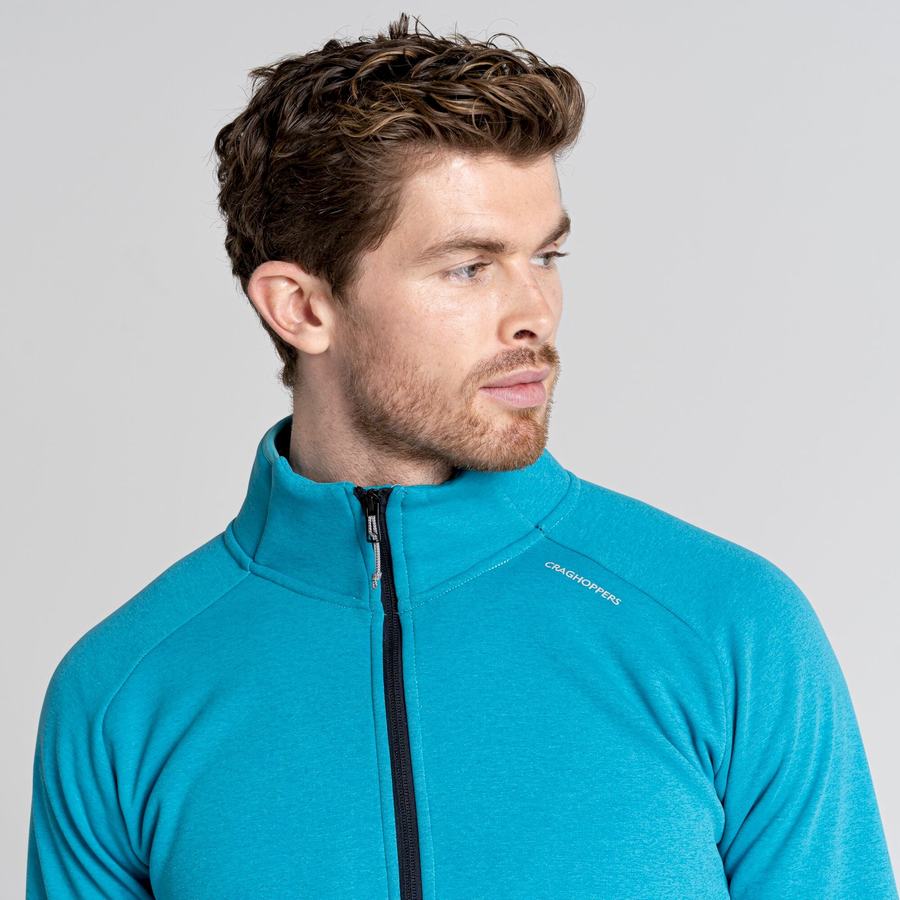 Men's Craghoppers Dynamic Pro Half Zip Sweaters Blue | GHH5736SW