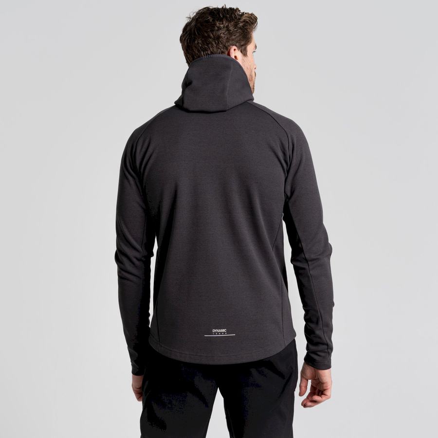 Men's Craghoppers Dynamic Pro Hooded Jackets Black | MVO2497ST