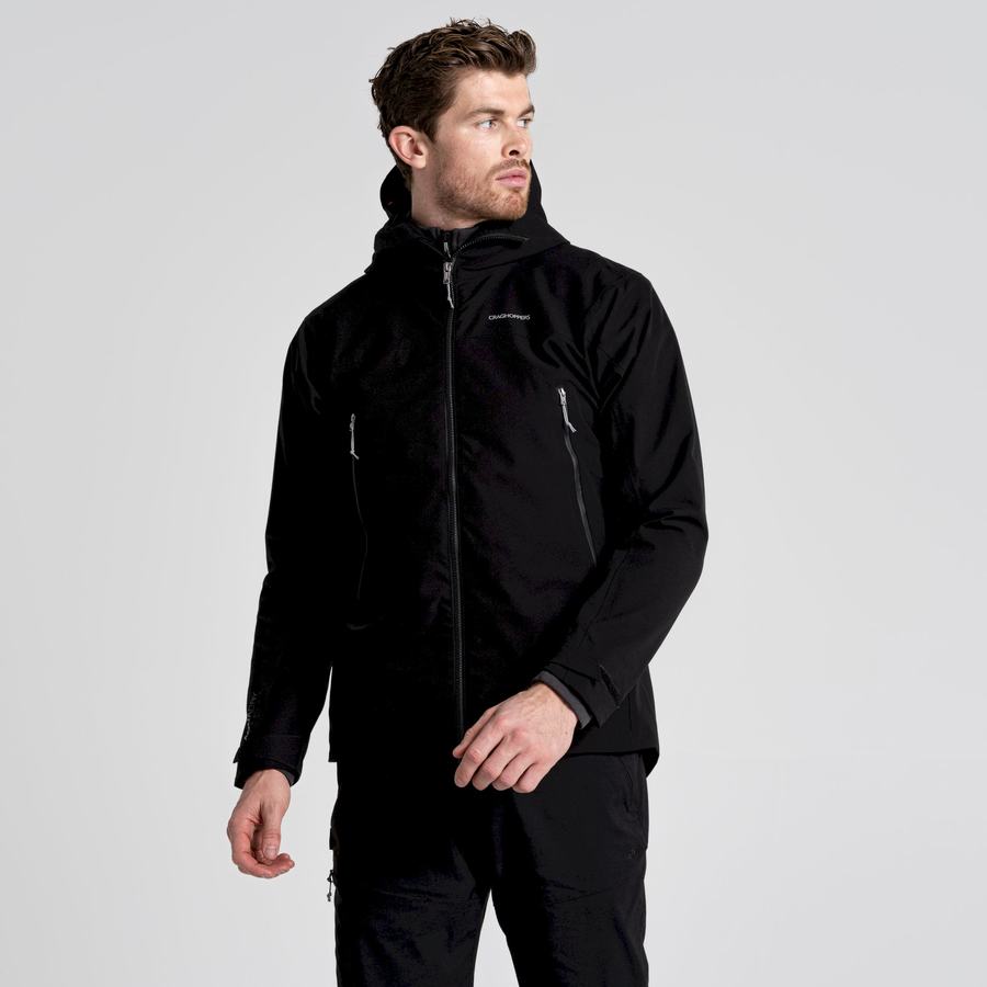 Men's Craghoppers Dynamic Pro Jackets Black | TKU3510WV