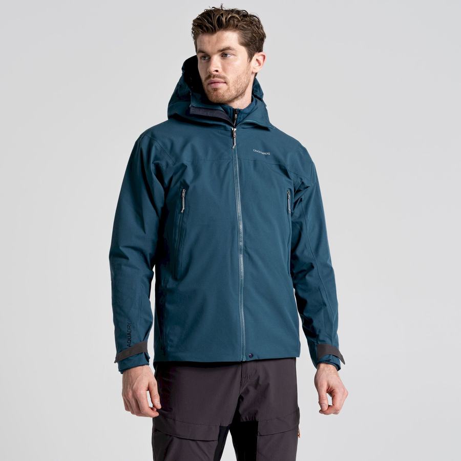 Men's Craghoppers Dynamic Pro Jackets Dark Blue | JQS1871QM