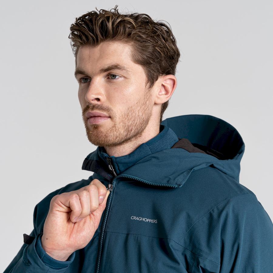 Men's Craghoppers Dynamic Pro Jackets Dark Blue | JQS1871QM