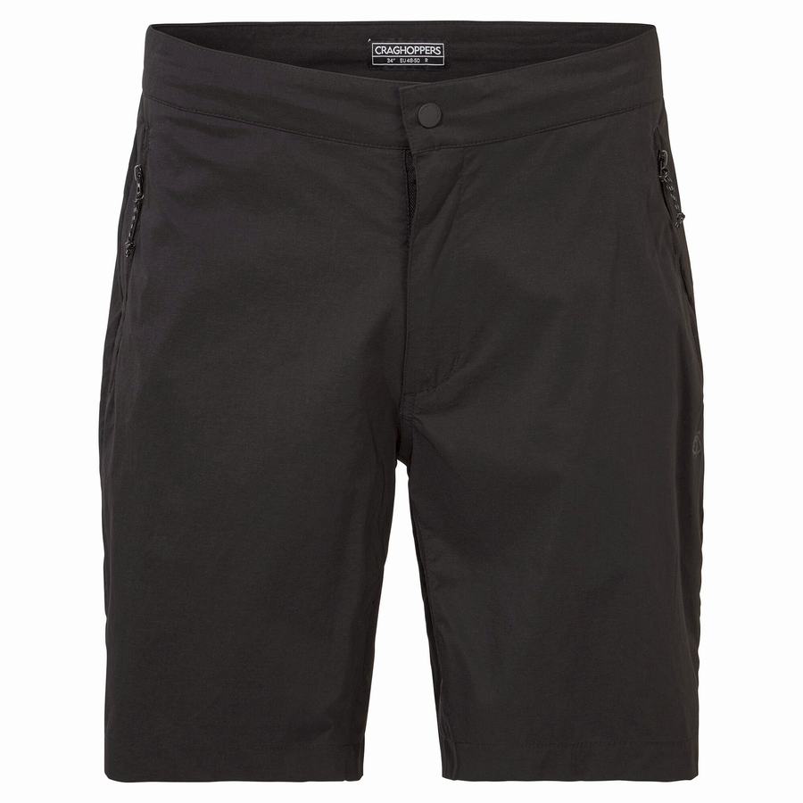 Men's Craghoppers Dynamic Pro Shorts Black | WQN577NC