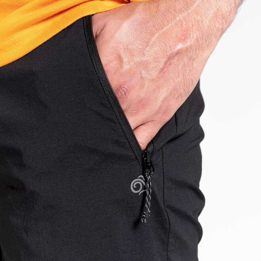 Men's Craghoppers Dynamic Pro Shorts Black | WQN577NC