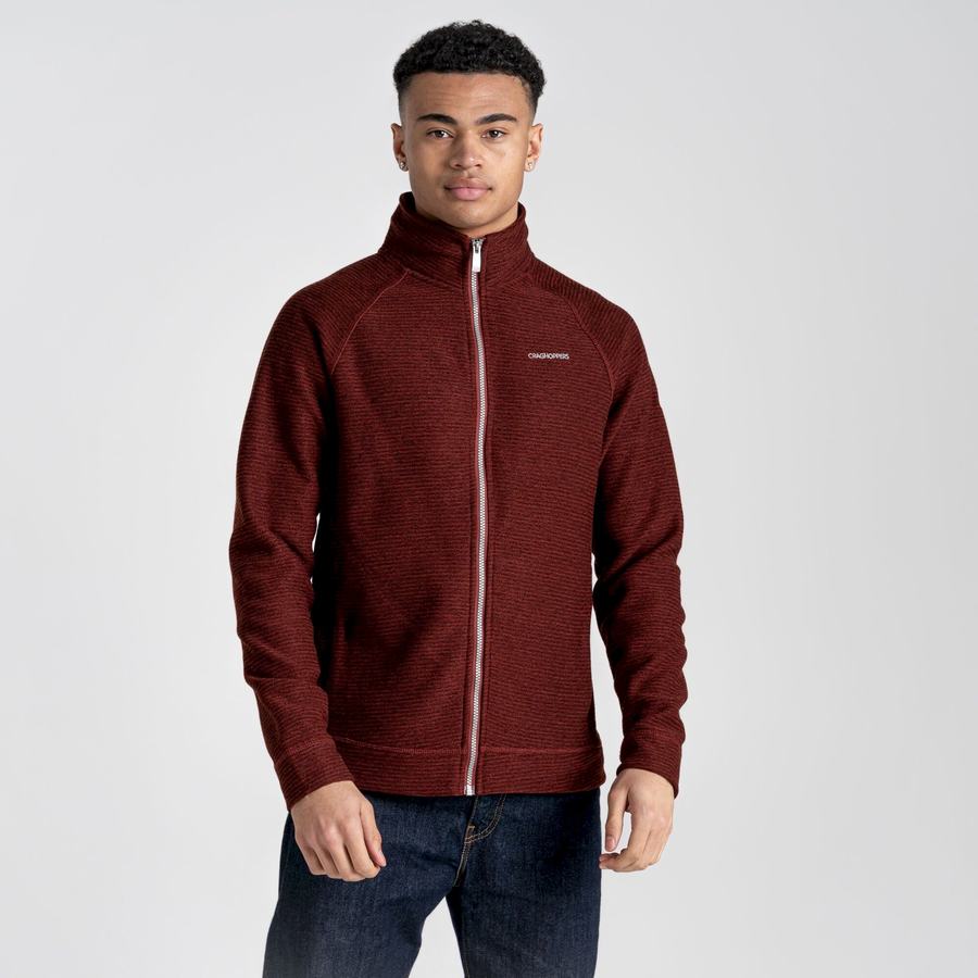 Men's Craghoppers Elton Jackets Dark Red | MMH5474DT